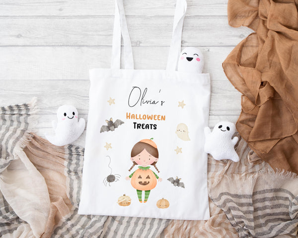 Personalised Halloween Trick or Treat Bag