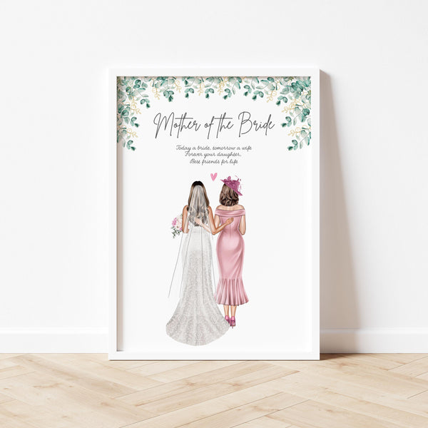 Mother of the Bride Gift – Personalised Print